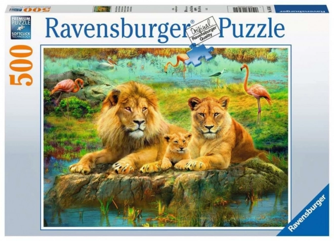 Ravensburger puzzle: oroszlánok a szavannán 500 darabos