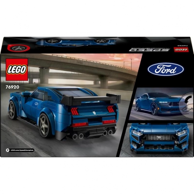 Lego Speed Champions sportautó Ford Mustang Dark Horse