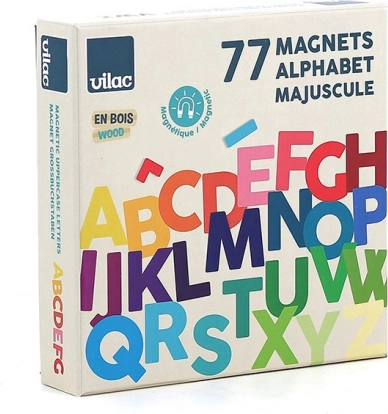 Vilac Fa Mágneses Ábécé Nagybetűk