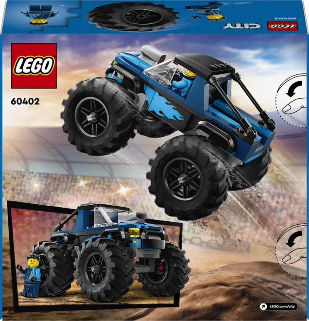 Lego City kék monster truck