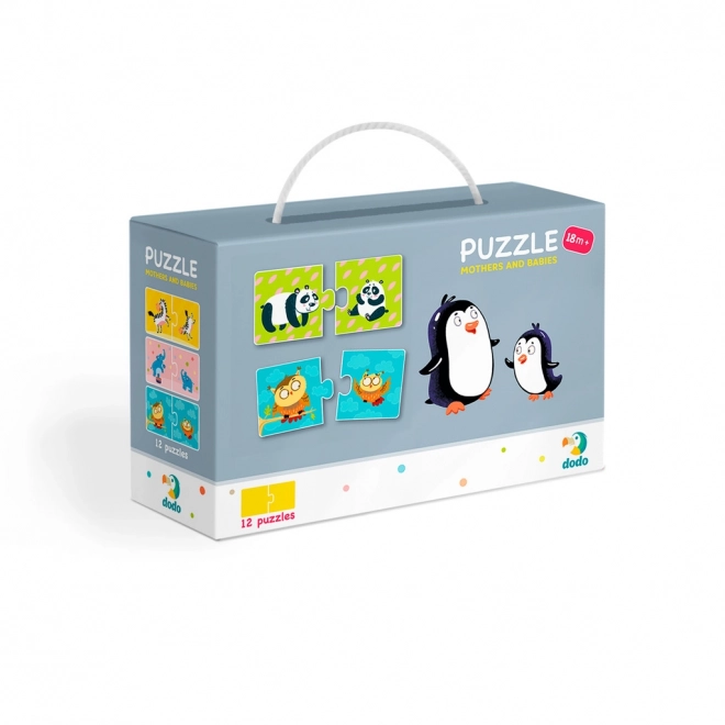 Puzzle Duo Anyukák és gyerekek -12x2 darab