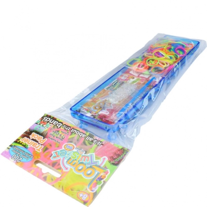Loom készlet 200 színes gumival