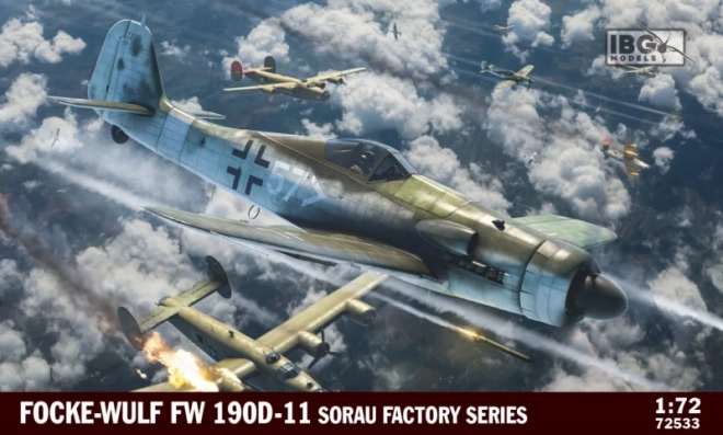 Fw 190 D11 Sorau Factory műanyag modell 1/72