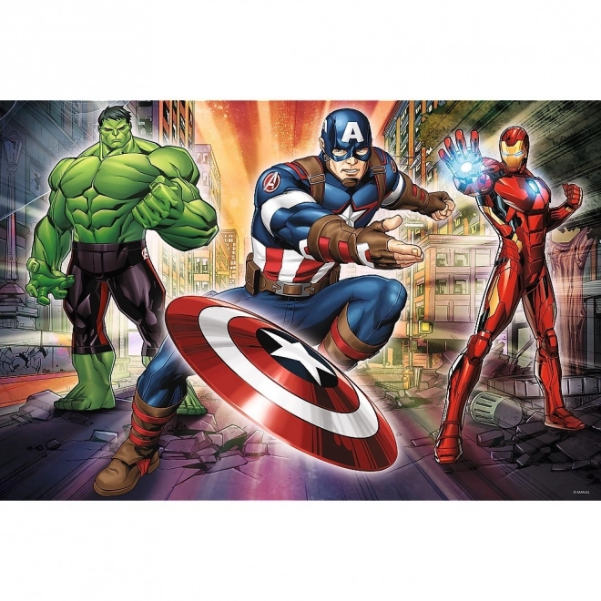 avengers világában maxi puzzle 24 darabos