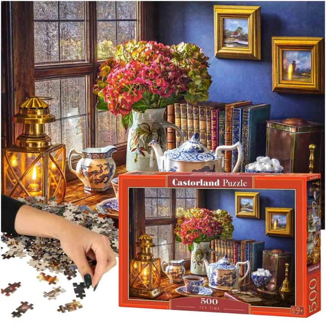 Czas na herbatát motívumos 500 darabos puzzle