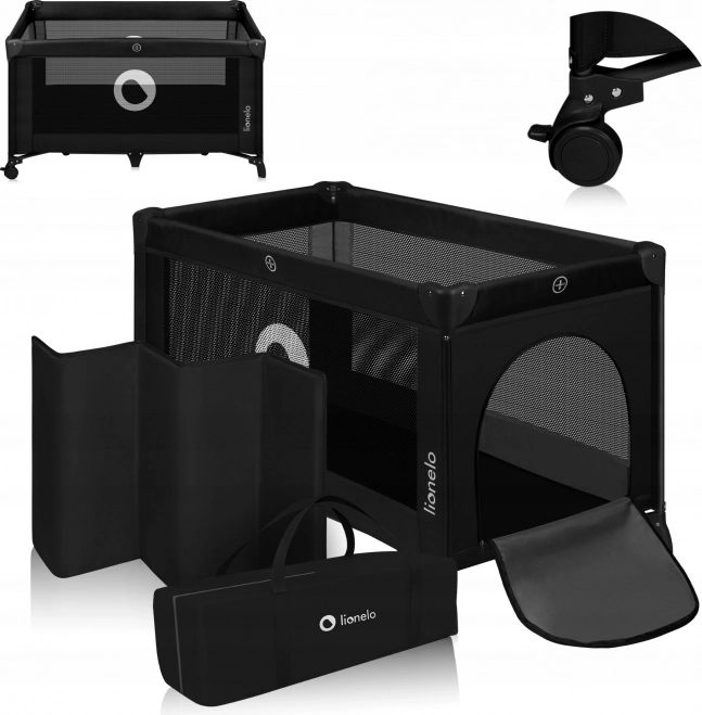 Utazóágy Lionelo Stefi Black Carbon