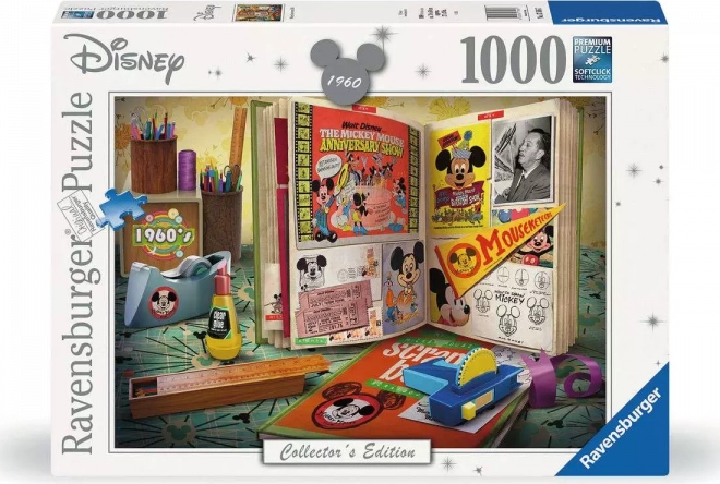 Disney 1960 Mickey évfordulós Ravensburger puzzle 1000 darabos