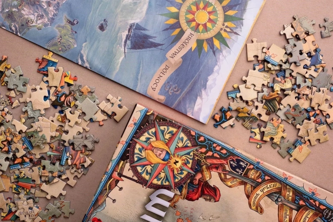 Puzzle The Witcher: Északi Királyságok 1000 darabos