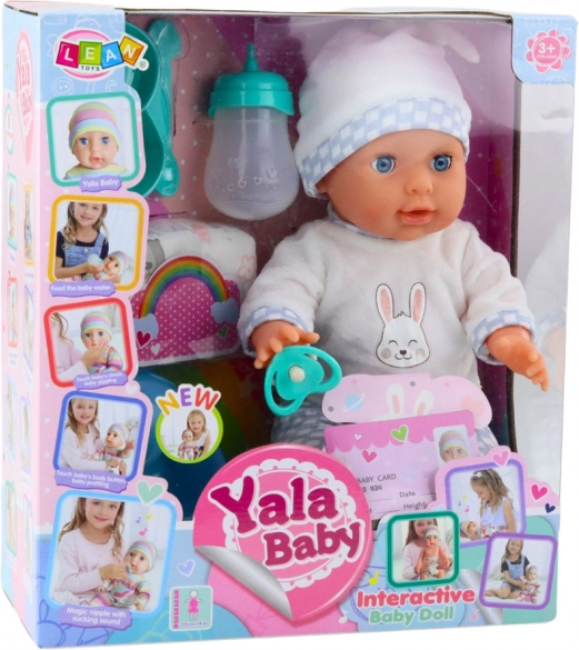 Lalka baba pisilési kiegészítőkkel és hangokkal