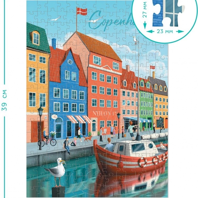 Puzzle DODO Városok: Koppenhága 250 darab