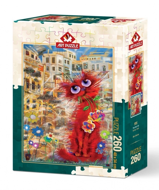 Vörös macska 260 darabos puzzle