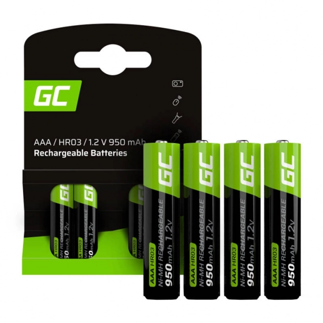 újratölthető elemek green cell 4x aaa 950mah