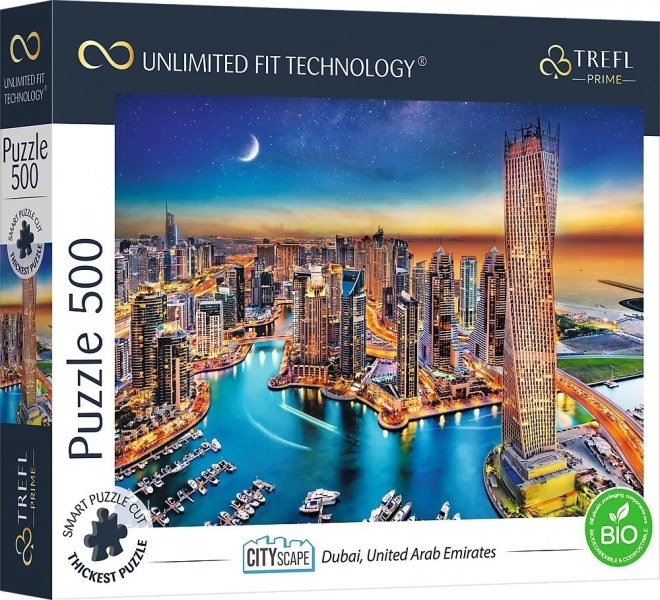 trefl puzzle városkép dubai uft 500 darab