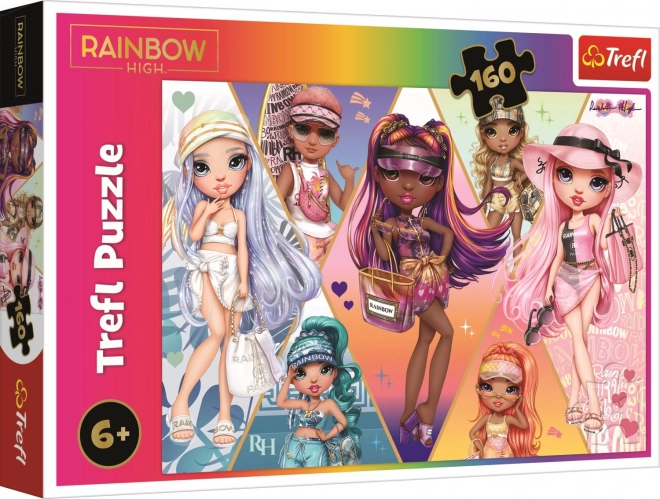 Trefl puzzle Rainbow High: Boldog barátok 160 darab