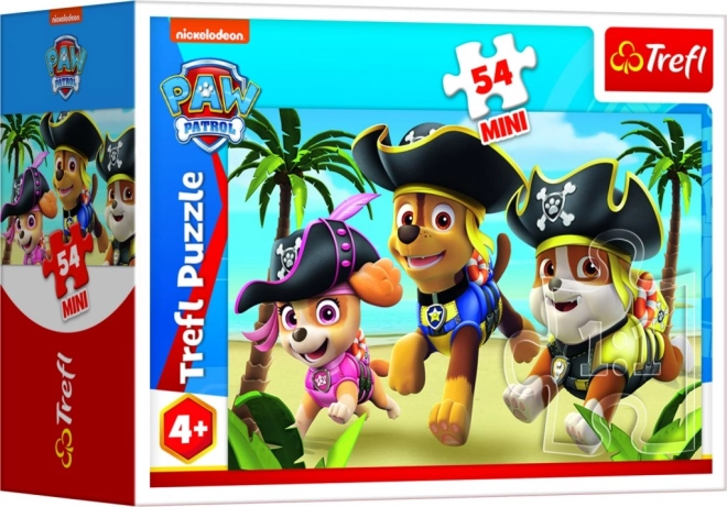 Minipuzzle 54 darabos Paw Patrol 4 fajtája dobozban