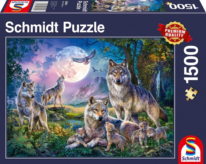 Schmidt puzzle farkasok 1500 darabból