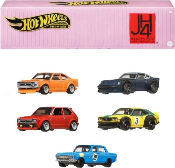 Készlet 5 fém jármű Premium Car Japán