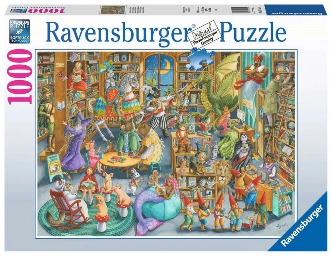 Ravensburger éjféli könyvtár puzzle 1000 darabos