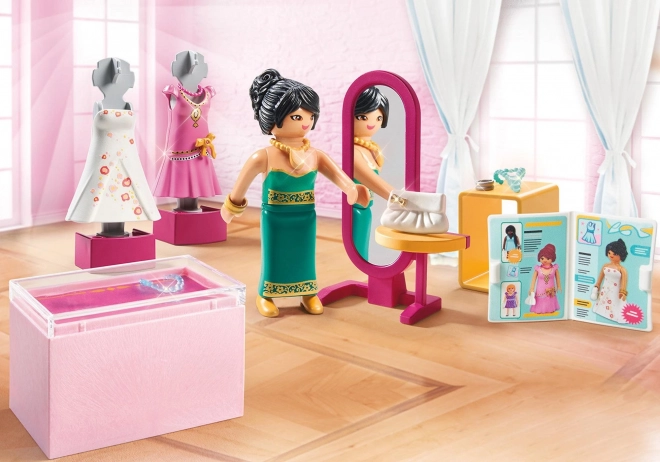 Playmobil City Life butik ajándékszett divatos ruhákkal