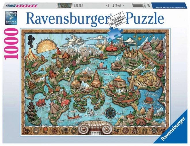 Ravensburger rejtélyes Atlantisz 1000 darabos puzzle