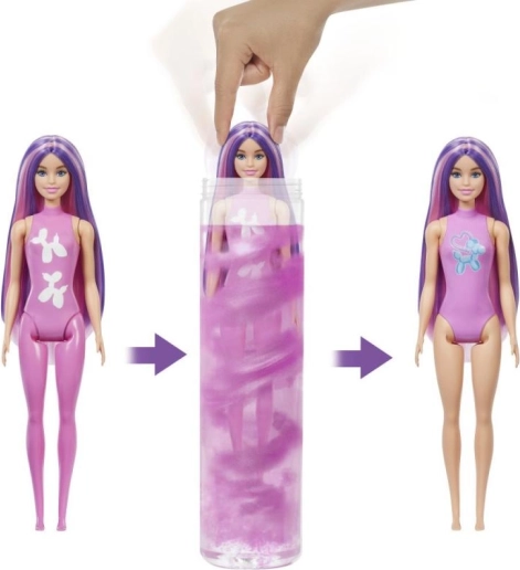 Barbie Color Reveal baba – lufiból készült állatkák (asszort)