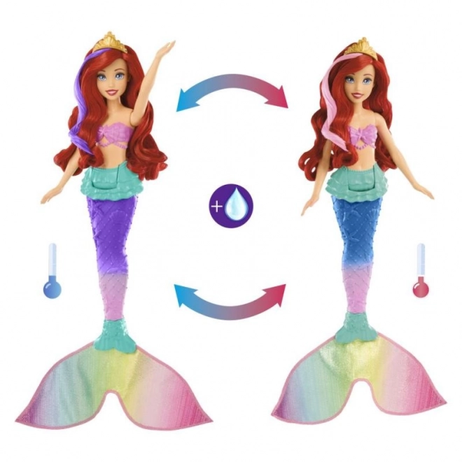 Disney hercegnő úszó kis hableány Ariel