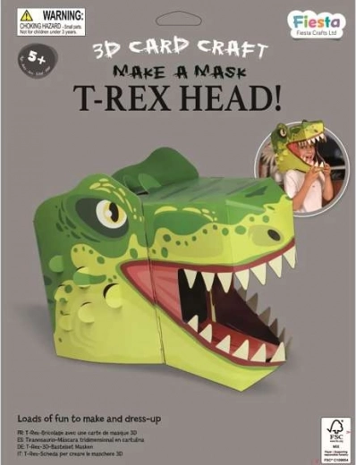 Kreatív készlet 3D maszk T. Rex