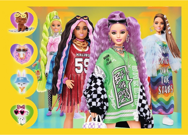 Barbie vidám világ 4 az 1-ben puzzle