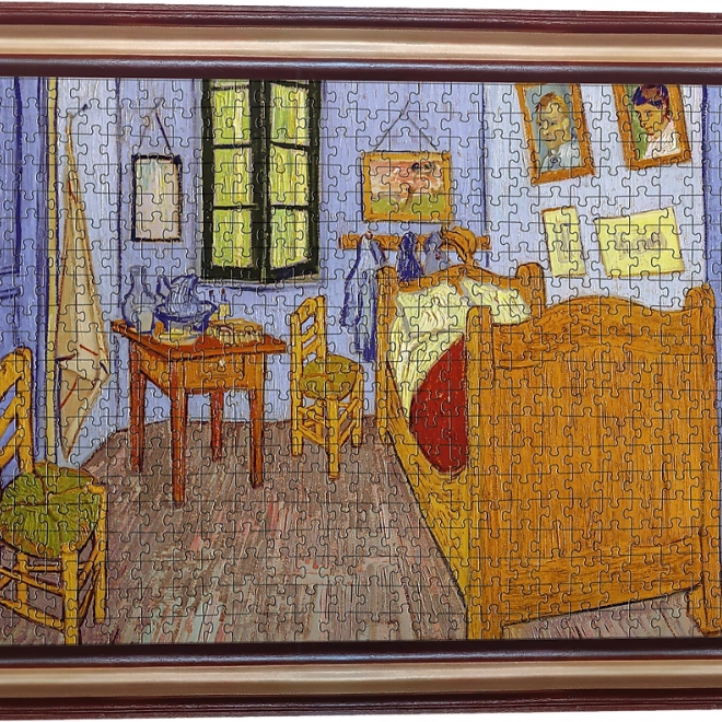 Művészi puzzle keretben: Hálószoba Arlesban 500 darab