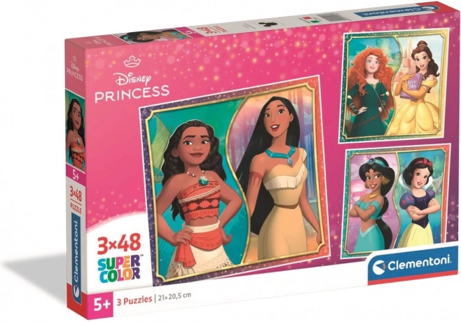 Puzzle Disney Hercegnők 3x48 darab