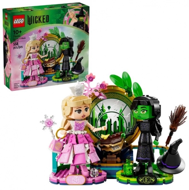 Elphaba és Glinda LEGO figurák