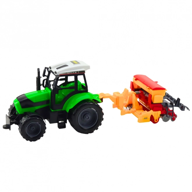Traktor és Vetőgép Készlet Gyerekeknek