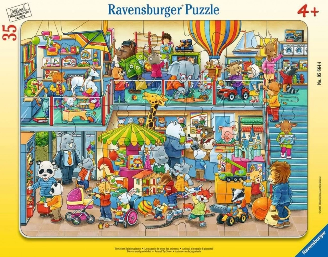 Ravensburger állatfelszerelés puzzle 35 darabos