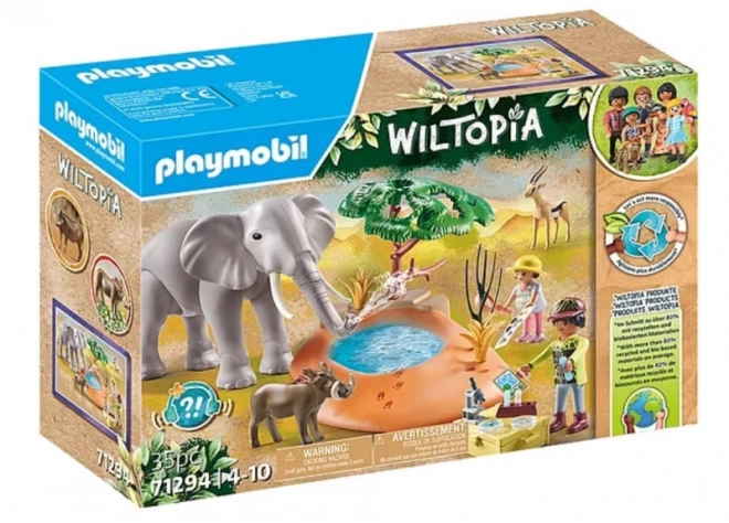 Wiltopia állatos játékkészlet - Szafari kirándulás a Vízgyűjtőnél