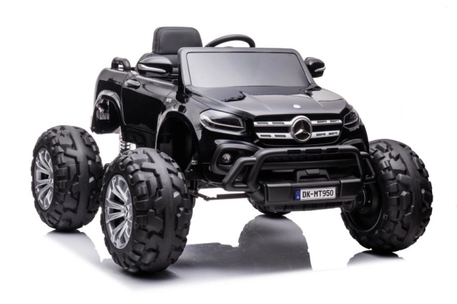 Mercedes akkumulátoros autó 4x4 fekete