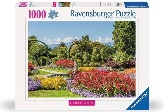 Varázslatos kertek puzzle: Pallavicino park, Olaszország 1000 darab