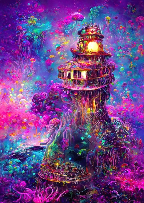 Enjoy tenger alatti világítótorony puzzle 1000 darabos
