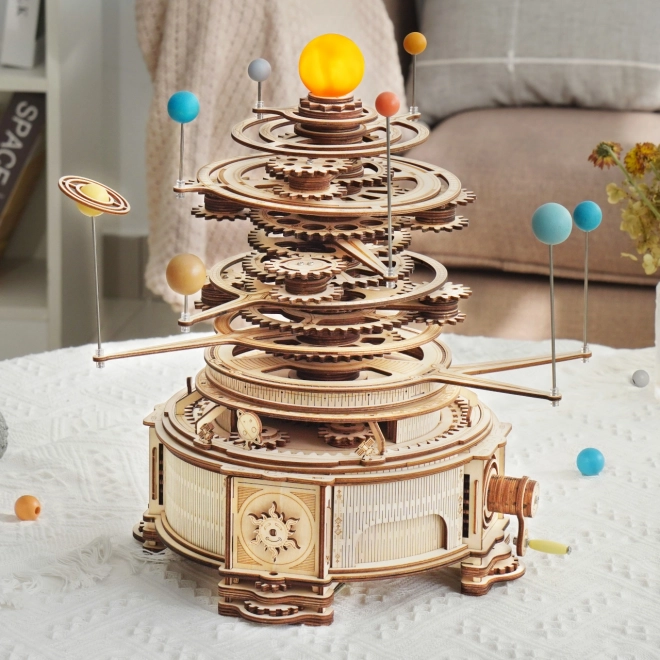 Rokr 3D fa puzzle Naprendszer - Orrery