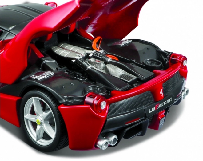 Fém modellező készlet Ferrari LaFerrari piros 1:24 méretarányban