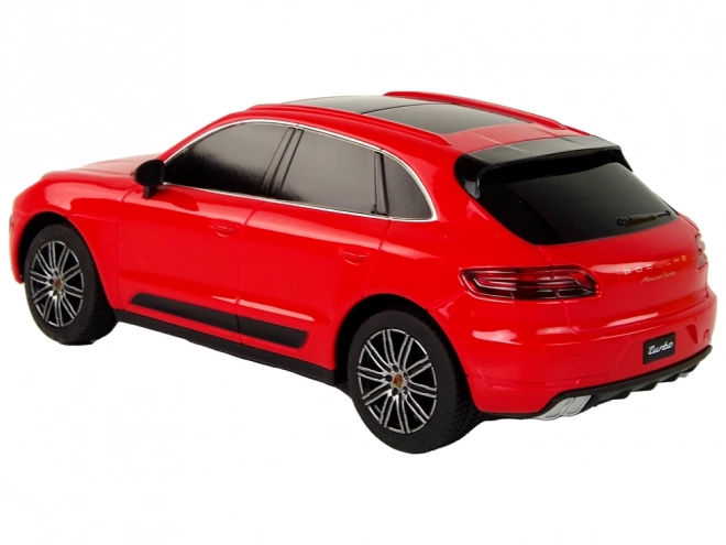 Autó R/C Porsche Macan Turbo 1:24 Rastar Rastar – Red