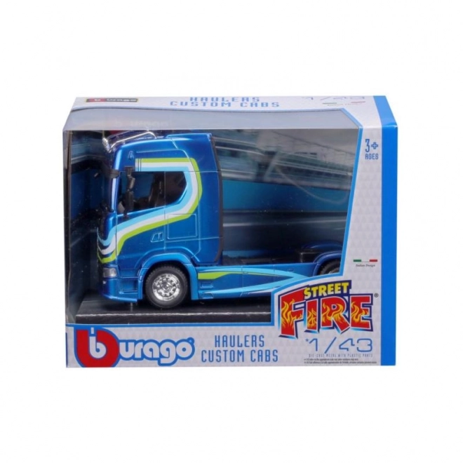 Bburago 1:43 Haulers Custom Cabs Scania 770S Custom Cabs Scania 770S – Kék