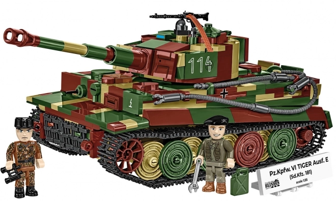 Páncélos Tigris Tank Modell 870 Darabos Építőkészlet