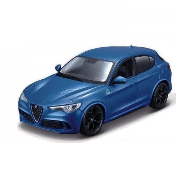 Fém model Alfa Romeo Stelvio kék színű 1/24