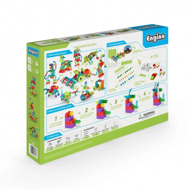 Engino Qboidz traktor játék