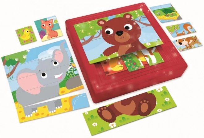 Carotina Baby állatos puzzle készlet