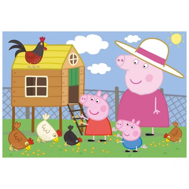 dino Peppa Malac puzzle 24 darabos