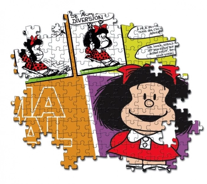 Clementoni Mafalda puzzle hintázóban - 500 darabos