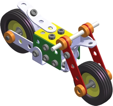 Merkur motorkás építőkészlet - 10 modell