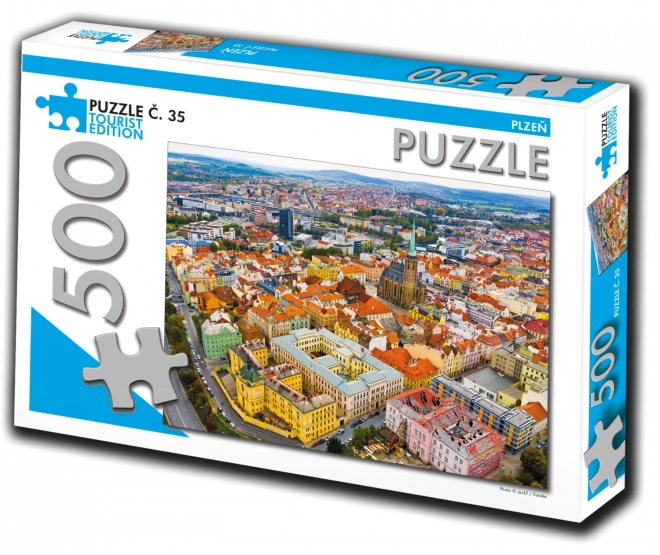 Turista kiadás Puzzle Plzeň 500 darab