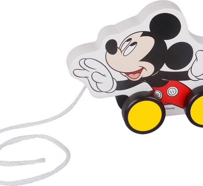 Húzható Mickey Mouse fából